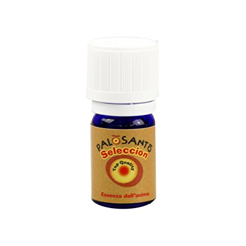 Palo sacred Santo Essential Oil - Öl ist 100% pure (undiluted) intensiver Duft des heiligen Baums (Bursera Gravelons) gewonnen aus Dampfdestilation für Aromatherapie und besseres Raumklima (5ml)