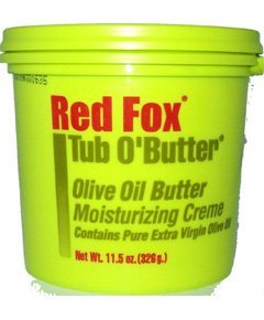 RED FOX TUB O'BUTTER OLIVE OIL MOISTURIZING CREME 328g