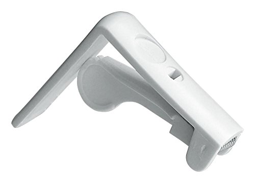 Home Xpert 4er Set Tischtuchklammern Universal, Tischdeckenklammern, Tischtuschhalter aus Kunststoff mit Feder für Tischplatten bis 45 mm