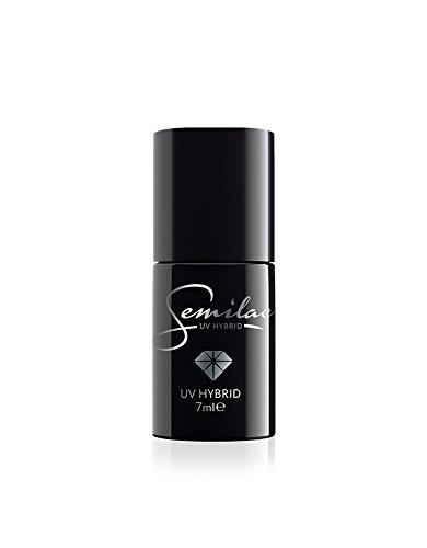 Semilac UV Hybrid Nail Polish, Number 001, 7 ml, Strong White