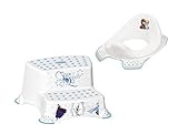 Disney Eiskönigin 2er Z Set WC Aufsatz + Hocker zweistufig Toilettentrainer