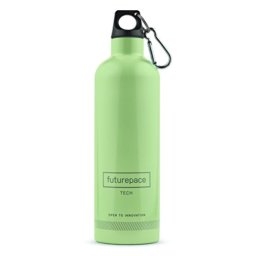 Futurepace Tech COOL ECO GREEN, STAINLESS STEEL Vacuum Insulated Water Bottle - 20oz/600ml - BPA FRE Futurepace Tech COOL ECO GREEN, STAINLESS STEEL Vacuum Insulated Water Bottle - 20oz/600ml - BPA FRE
