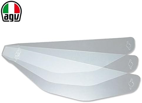 AGV PISTA #MOTOGP ROSSI CORSA ALL REPLICA FULL MOTORCYCLE TRACK RACE CLEAR TEAR OFF VISOR PROTECTOR STRIP SHIELD PACK OF 3