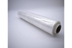 Diamond Plast Clear Stretch Wrap 400mm 150m Pallet Wrap Cling Film, Standard Core, 20mu Thick, Industrial Strength