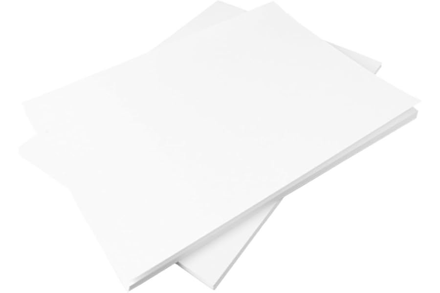 Hawksbill A4 White Card 160Gsm-50 Pack A4 White Cardstock for Printing Card