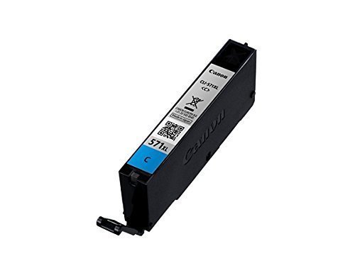 1x Original XL Canon Tintenpatrone CLI571 CLI 571 CLI-571 XL für Canon Pixma MG 7750 - Cyan - Füllmenge: ca. 11ml