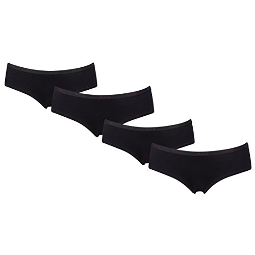 PUMA Damen Basic Hipster Slip 4er Pack in vielen Farben