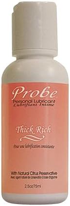 Probe Natural Lubricant Classic Thick Rich 75ml Natural-feel, PH Neutral Anal Lube: Travel or Tester Size