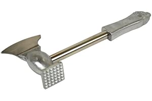 BARGAINS-GALORE New Meat TENDERISER Aluminium Blade Stainless Steel Hammer Mallet Steak Beef BBQ Butcher | Blade Steak Hammer | Home Professional Cooking Tools Metal Mallet Hammer Restaurant