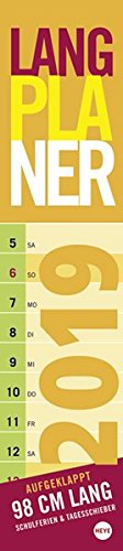 Preisvergleich Produktbild Langplaner neutral - Kalender 2019