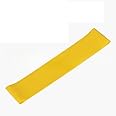 Yellow Elete Exercise Resistance Bands Set Of 5 Resistance Loops Extra Light To Extra Heavy Resistance 12 Inch Work Out Bands Perfect For Gym, Fitness, Yoga, Multicolor, Resendent Bank