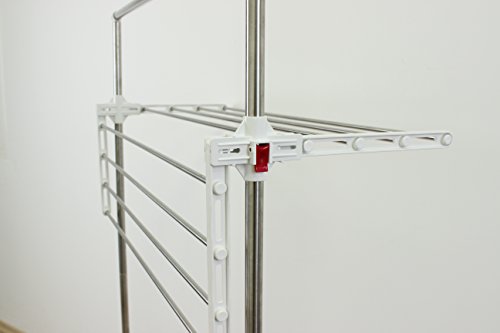 SONDERANGEBOT: One Click Luxus Wäscheständer® E1, Wäscheturm und Garderobe 2in1 - 4