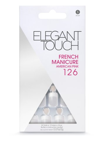 Elegant Touch False Nails - American Pink - 126 (Short Length)