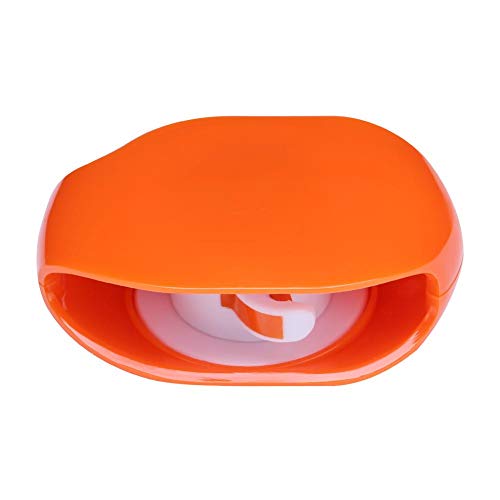 Auto Cable Cord Wire Organizer Bobbin Winder Holder Cord Manager Cable Winder Cord Management Keeper for Data Cables Headset Headphone Earphone Wires(Orange)
