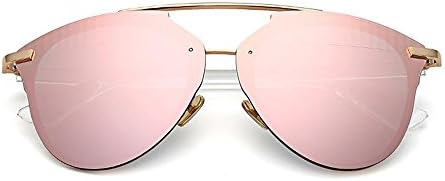 YAOHUI Sunglasses Semi-Cut Mosaic Lenses Fashion Wild Color Sunglasses , 1