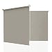 Produktbild HOMEDEMO Klemmfix Rollo ohne Bohren Tageslichtrollo lichtdurchlässig Seitenzugrollo ohne Silberbeschichtung und Chemischer Geruch für Fenster und Türen Sichtschutz und Sonnenschutz 80x170cm Beige