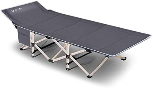 Peng Fang Oxford Portable Folding Bed Camping Cot with Storage Bag, Strong Stable Collapsible Folding Camping Cot Great for Camping, Traveling and Home Lounging
