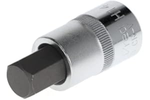 ‎GEDORE GEDORE red Schraubendrehereinsatz Bit 6-kant, SW 14 mm, 1/2'' 12,5 mm, Schraubenziehereinsatz, Werkzeug, R62551410, Stahl