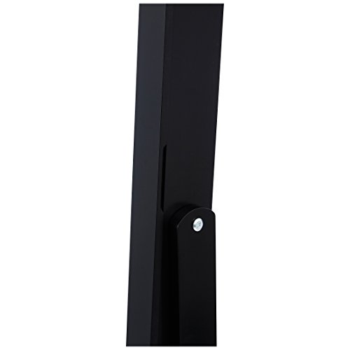 Levivo Schmuckschrank mit Spiegel, schwarz - 4