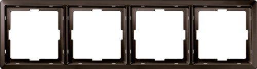 Preisvergleich Produktbild Merten 481415 ARTEC-Rahmen, 4fach, dunkelbrasil