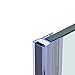 Produktbild Duschdichtung für 6 mm Glas - 200cm - Magnetdichtung Wasserabweiser Ersatzdichtung Duschprofil Duschtürdichtung Lippe. In unserem Shop finden Sie alle gängigen Formen für 6-10mm Glas.