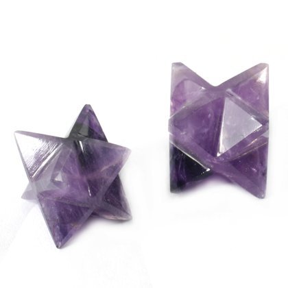 CrystalAgeAmethyst Merkaba - MER-L Large approx 25mm