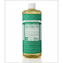 Dr Bronner Almond Castile Liquid Soap 1000ml - DRB-0754