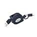 Produktbild USB Kabel Ladekabel Quick-Charge USB Verbindungskabel HDMI-Kabel stabil Datenübertragung Datenkable 1M/3FT Universal Micro USB & Type-C 2 in 1 Retractable Data Charger Cable Cord Klein und niedlich