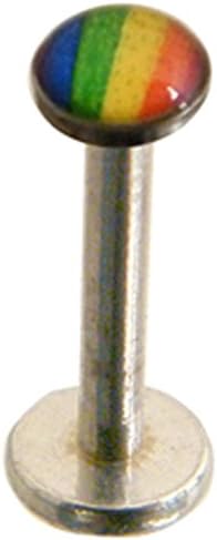 Surgical steel labrets 1.2mm/16G - various logos