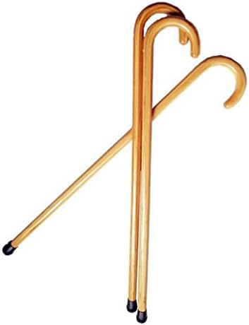 NWYJR Crutches Gents Walking Stick Carved Wood Derby Handle Cane with 90cm 1PCS ?Pure handmade?