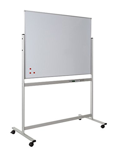 Pitts Presentation 1200 x 1200 mm Landscape Mobile Writing Magnetic Whiteboard with Fixed Frame