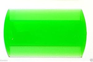 A1SONIC QUALITY FOR LESS A1SONIC® Neon Double Sided Nit Comb for Head Lice Detection Comb | it removes Nits, Lice and Fleas and eggs (GREEN)