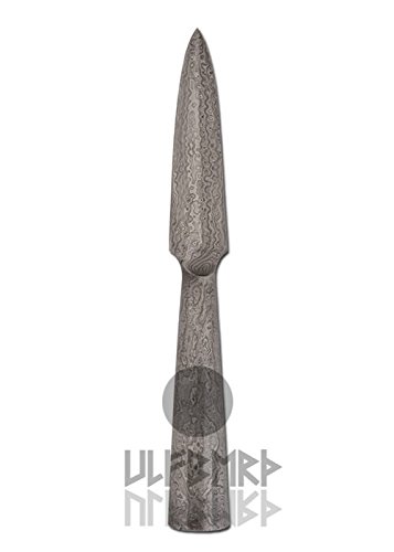 Preisvergleich Produktbild Germanische Frame - Speerspitze aus Damaststahl, ca. 24 cm von ULFBERTH