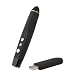 Flexzion Presentation Pointer with Infrared Pointer Wireless Presenter Clicker USB Remote Control Pen PPT Powerpoint Page Up and Down Range 50ft in Black RS.1869.00