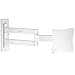 Price comparison product image Proper Heavy Duty Swing Arm Wall TV Bracket for 13" 19" 22" 23" 24" and 28" LCD or LED TV's - White