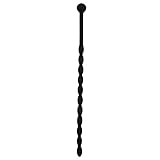 Sinner Gear Ribbed Silicone Dilator, Black