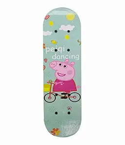 IRIS Wood-Composite Skateboard 45 cm X 13 cm, Small (Multi-Colour)