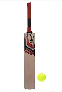 PMG Hotspot Tennis Cricket Bat Size 1 with 1 Ball for 3-5 Years Kids Cricket Kit (Beige)