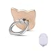 Produktbild 4tlg Niedlich Haustier Telefon-Ring-Standplatz 360 Grad Drehen Hund Katze Ring Griff Anti Drop Fingerhalter für Iphone Samsung und Mehr Handy Intelligentes Telefon (1 x Gold)