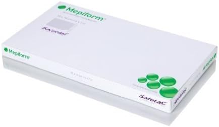 Molnlycke Mepiform Self-adherent Silicone Dressing 4 'x 7', single sheet by DoubleNet