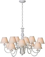 Lucide 31333/12/21 Campagne Lustre Blanc Ant 83 x 83 x 50 cm