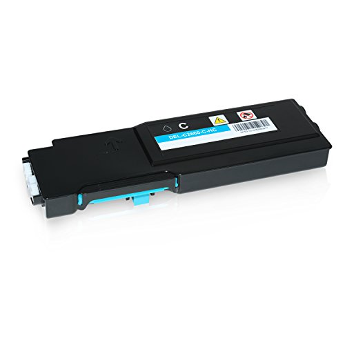 4 Toner kompatibel für Dell C2660DN, C2665DNF , C2600 Series – 593BBBM – Schwarz 3.000 Seiten, Color je 4.000 Seiten - 4