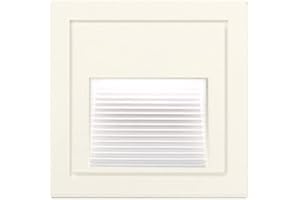 Arotelicht 3W Wall Recessed Stair Lights,LED Step Night Light Indoor/Outdoor, Aluminum, Garden Lighting Deck Balcony Cool White 6000K [Energy Class E]