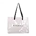 Produktbild Cooljun Ladies Travel Weekender Umhängetasche Fashion Lady Wild Transparent Candy Strandtasche Große Kapazität Umhängetasche