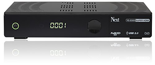 NEXT YE-2000 SUPER HDMI USB digitaler Satelliten-Receiver inkl. HDMI Kabel (HDTV, DVB-S2, HDMI, SCART, USB 2.0, S/PDIF, Full HD 1080p) [vorprogrammiert ASTRA, HOTBIRD, TÜRKSAT] – schwarz - 3