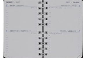 AGENDA MODERNE - 1 Recharge Agenda Bi-Journalier de Janvier 2024 à Décembre 2024 - INT 83 10/2 - Format 7 x 10 cm - 2 Jours/Page