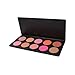 SODIAL(R) 10 Color Makeup Cosmetic Blush Blusher