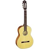 Ortega R121SN - Guitarra clásica (abeto y caoba, tamaño 4/4), color natural