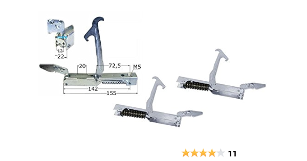 2 CERNIERA CERNIERE FORNO CUCINA LOFRA 60 CM con 2 vetri 72LT C 27 :  Amazon.it: Casa e cucina
