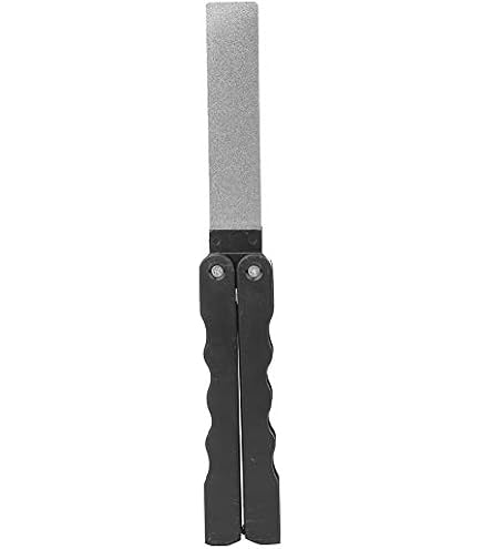 Aiguiseur Diamant Double Face Pliable - 400/600 Grain Pour Couteaux Et Ciseaux - Outil Manuel De Cuisine